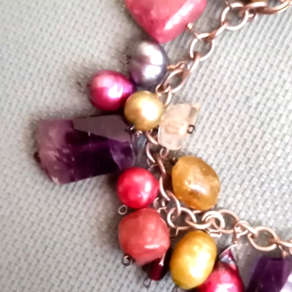 MULTI-GEM CHARM BRACELET - Picture 3 of 6